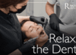 relaxed patient receiving dental procedure