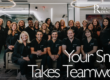 Group of people smiling